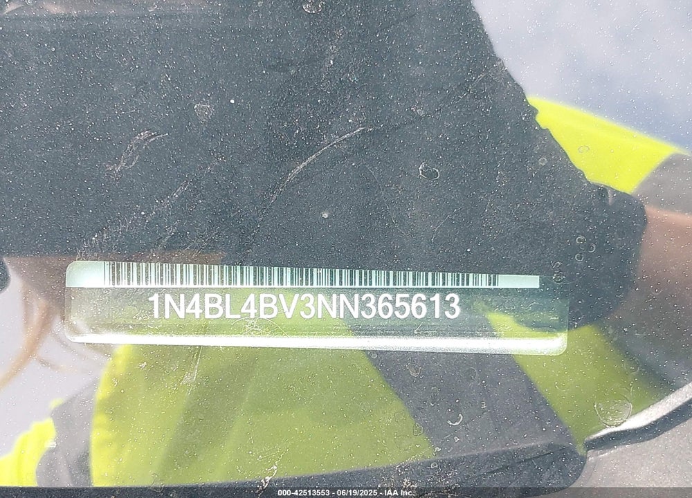 2023 NISSAN ALTIMA VIN: 1N4BL4BV9PN318038