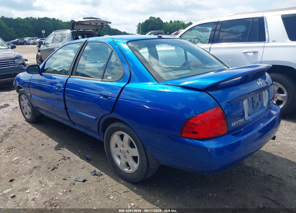2006 NISSAN SENTRA VIN: 3N1CB51D26L626251