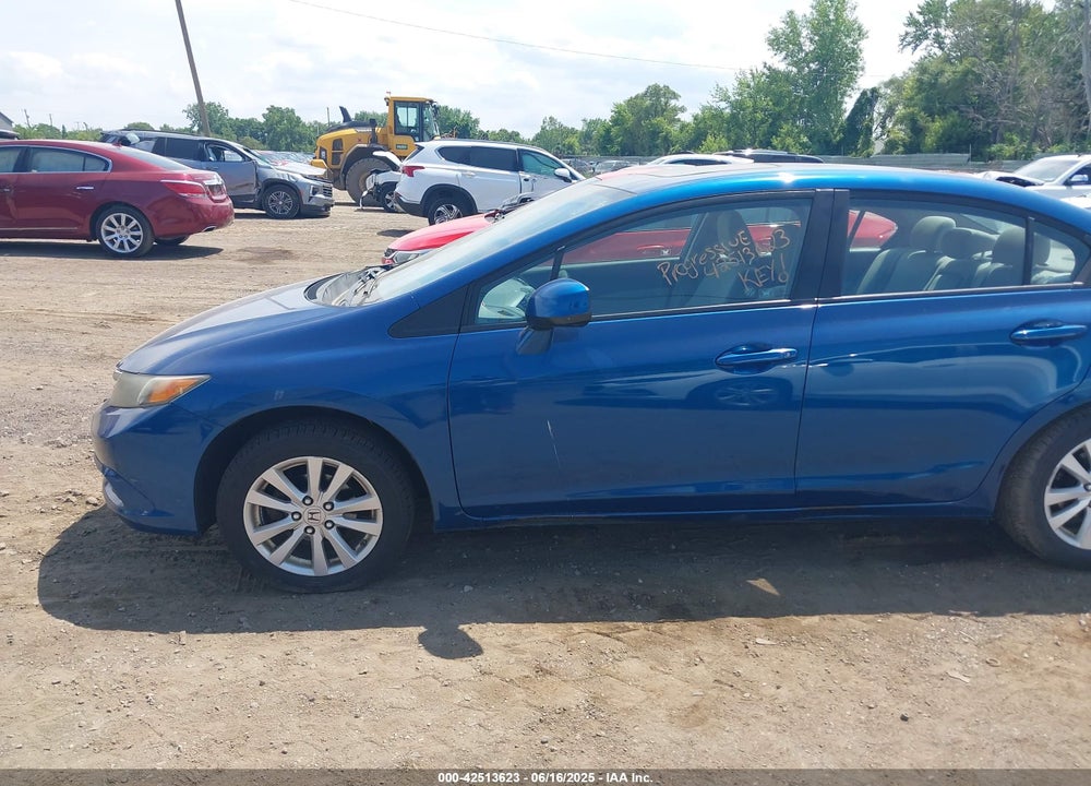 2012 HONDA CIVIC VIN: 2HGFB2F82CH585694