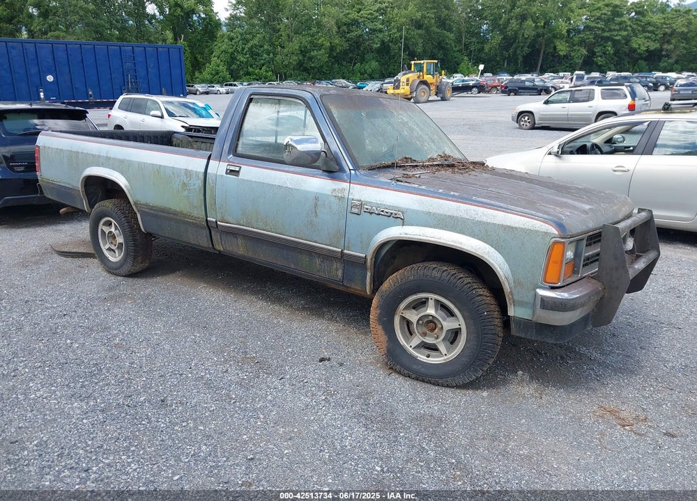 1987 DODGE DAKOTA VIN: 1B7GR14M9HS404759