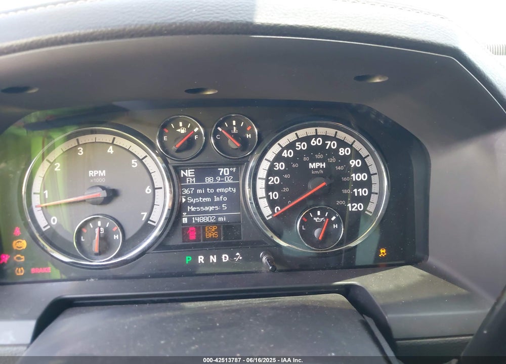 2009 DODGE RAM 1500 VIN: 1D3HV13T29S736303
