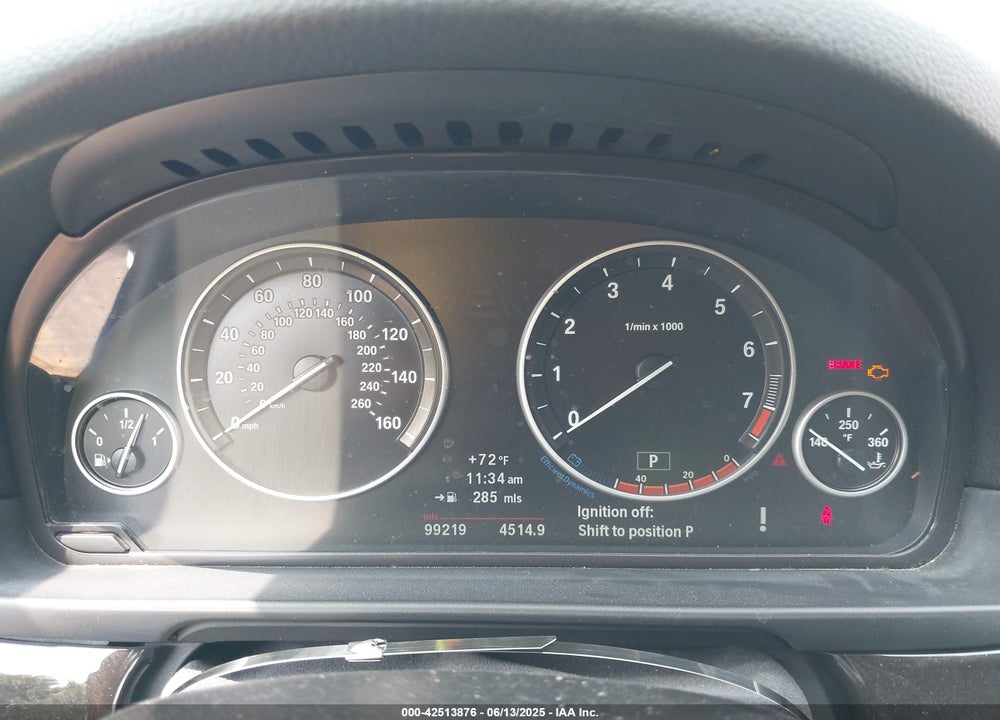 2013 BMW 528I XDRIVE VIN: WBAXH5C57DD111863