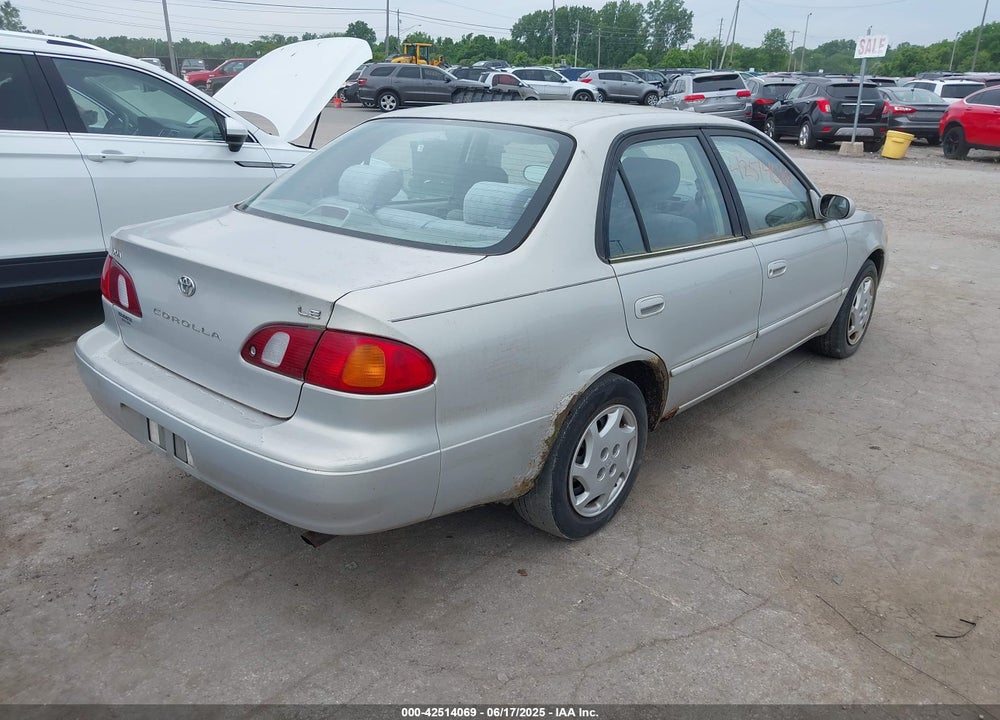 1999 TOYOTA COROLLA LE VIN: 2T1BR12E7XC154444