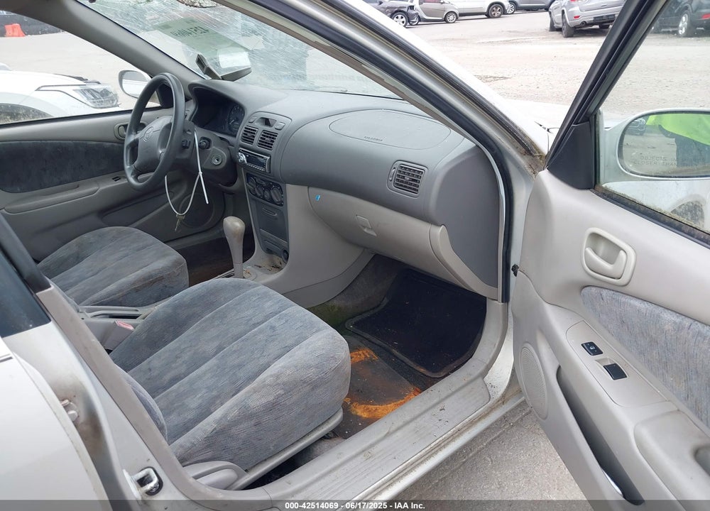 1999 TOYOTA COROLLA LE VIN: 2T1BR12E7XC154444