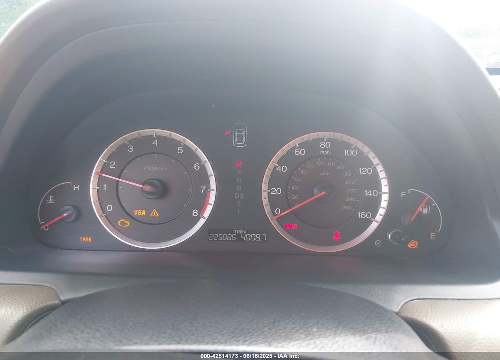 2009 HONDA ACCORD 2.4 EX VIN: 1HGCP26709A124741