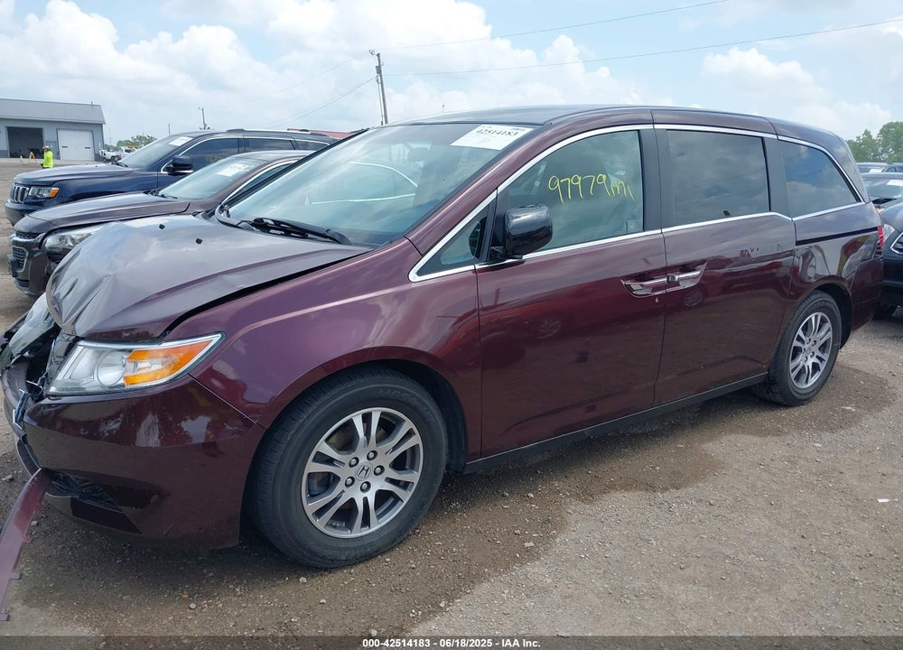 2011 HONDA ODYSSEY EX VIN: 5FNRL5H49BB061614