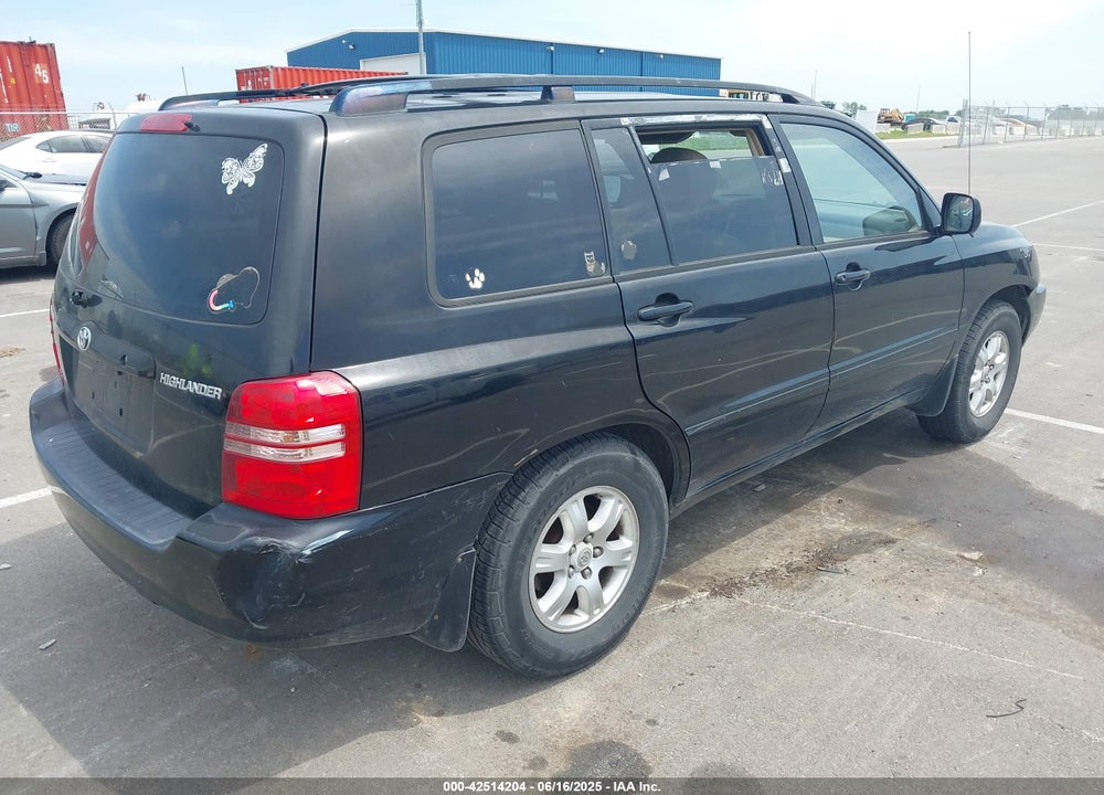 2002 TOYOTA HIGHLANDER V6 VIN: JTEGF21AX20039984