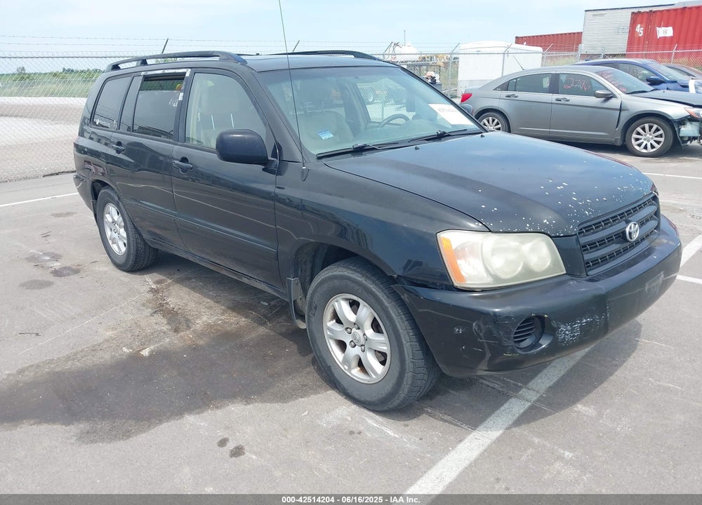 2002 TOYOTA HIGHLANDER V6 VIN: JTEGF21AX20039984