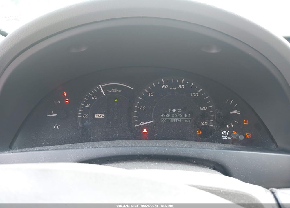2007 TOYOTA CAMRY HYBRID VIN: JTNBB46K073012222