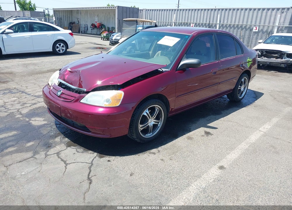 2003 HONDA CIVIC LX VIN: 2HGES16563H593082