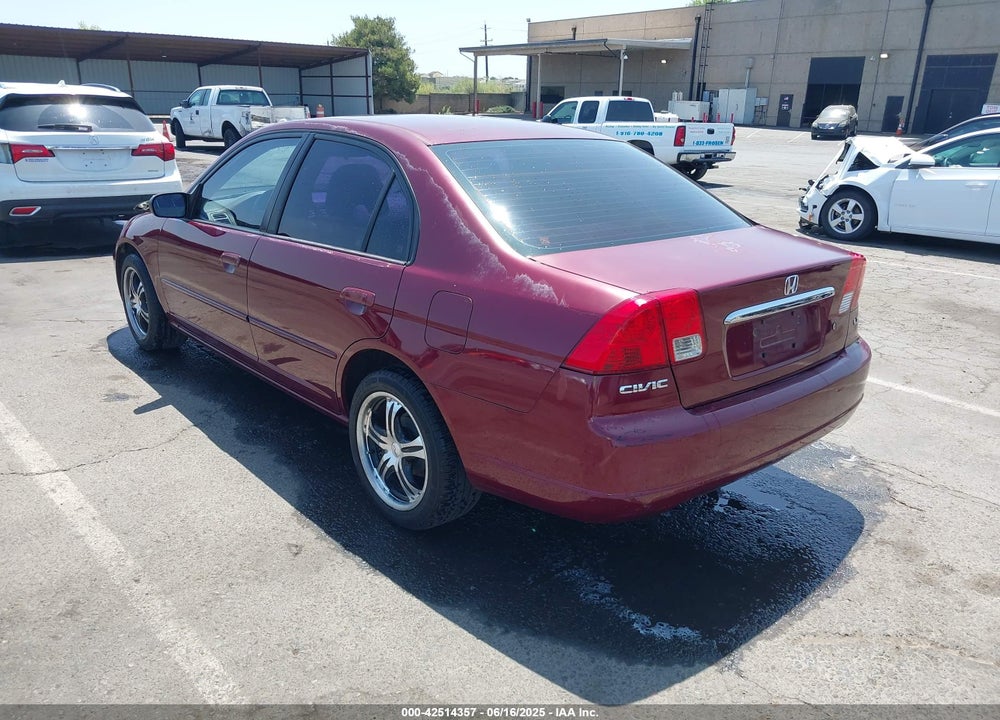 2003 HONDA CIVIC LX VIN: 2HGES16563H593082