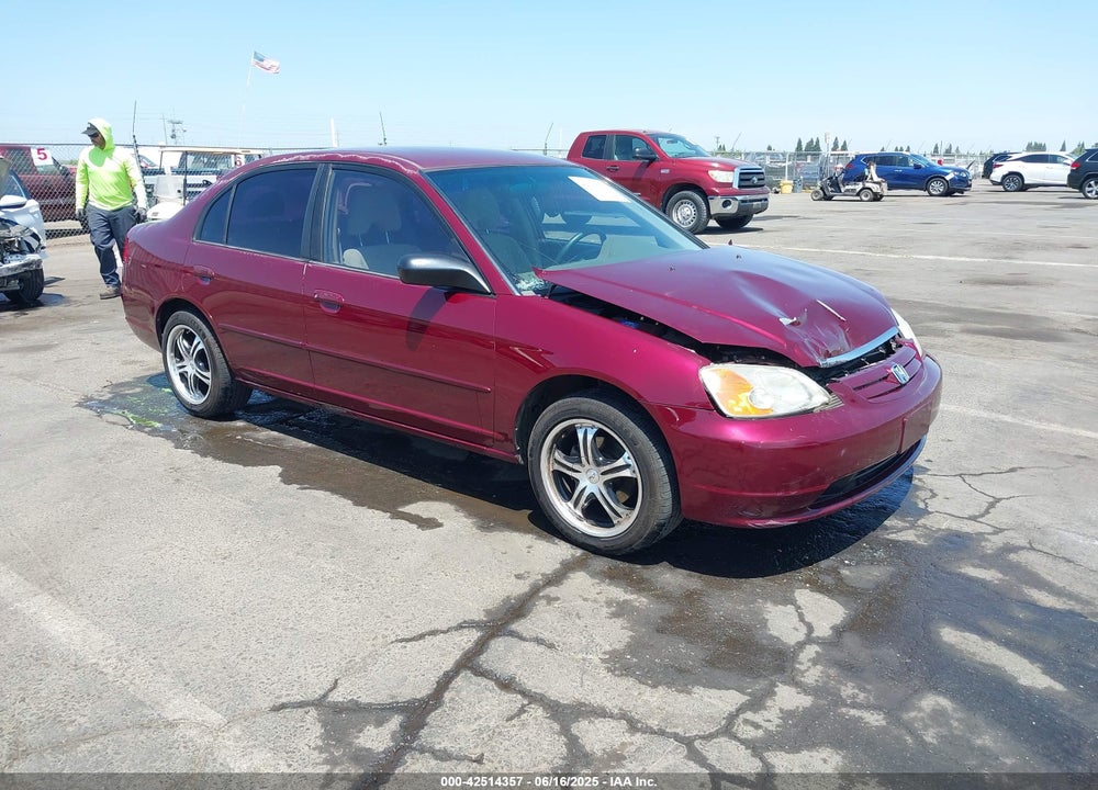 2003 HONDA CIVIC LX VIN: 2HGES16563H593082