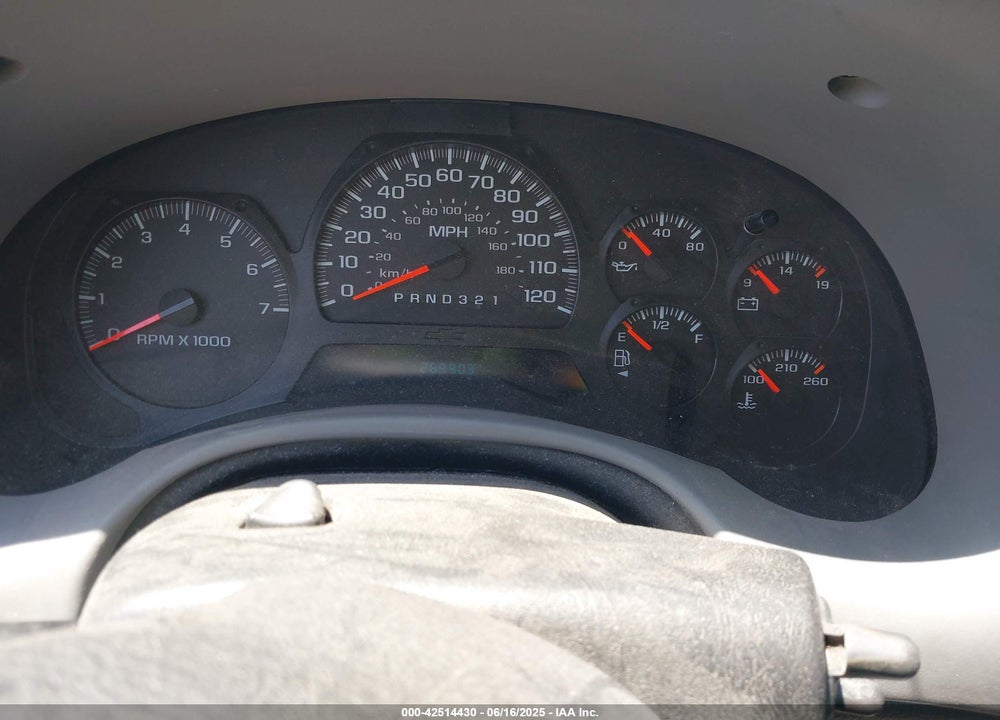 2008 CHEVROLET TRAILBLAZER VIN: 1GNDS13S582227612
