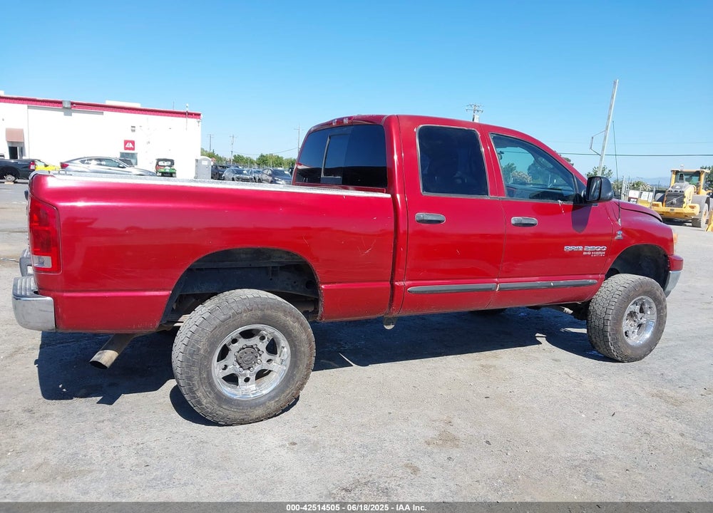 2006 DODGE RAM 2500 SLT/TRX4 OFF ROAD/SPORT/POWER WAGON VIN: 3D7KS28C46G141628