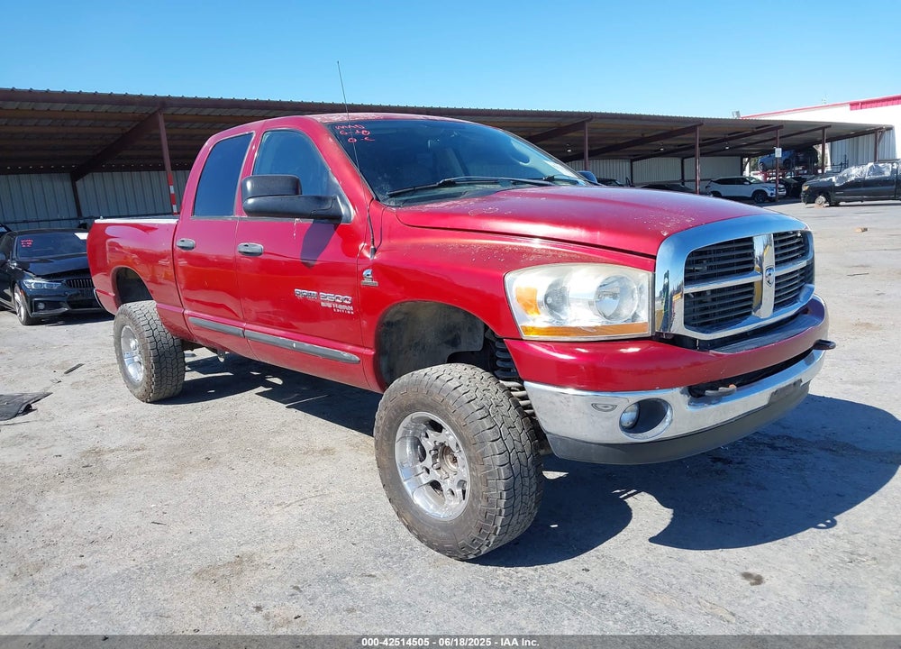2006 DODGE RAM 2500 SLT/TRX4 OFF ROAD/SPORT/POWER WAGON VIN: 3D7KS28C46G141628