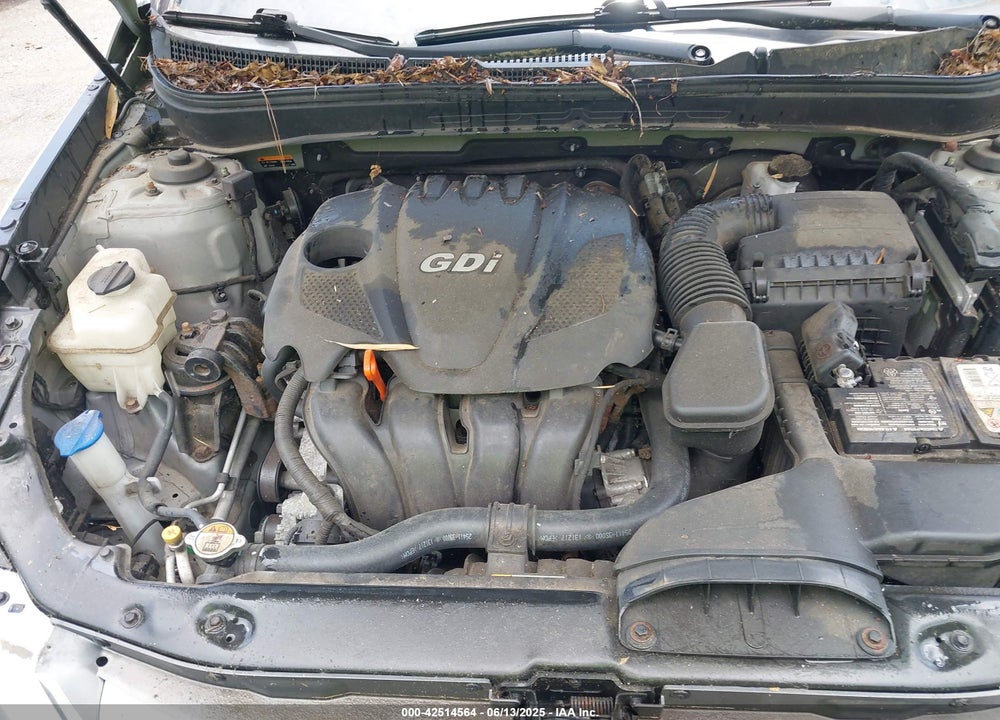 2014 HYUNDAI SONATA GLS VIN: 5NPEB4AC2EH927415