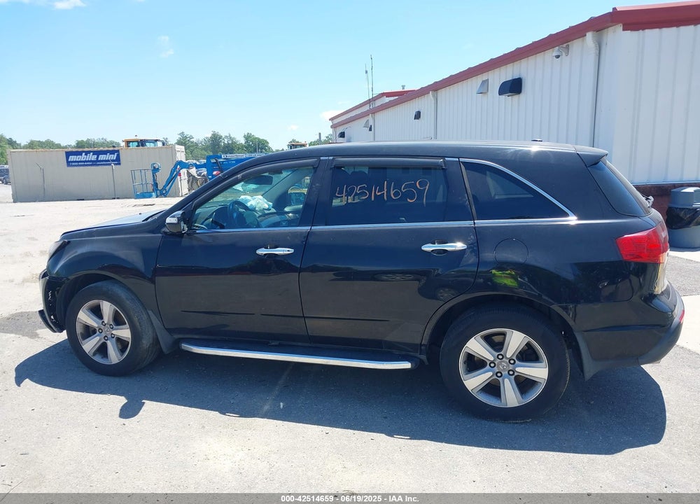 2011 ACURA MDX VIN: 2HNYD2H24BH502236