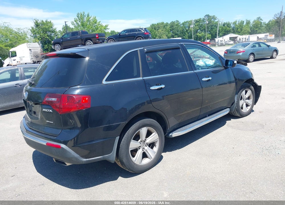 2011 ACURA MDX VIN: 2HNYD2H24BH502236