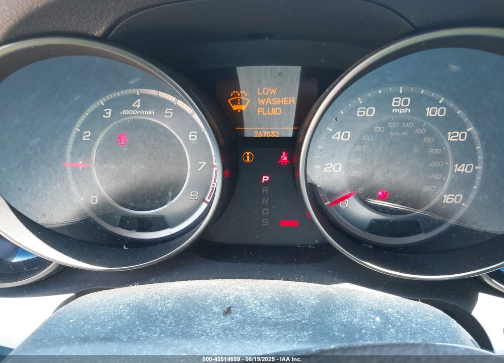 2011 ACURA MDX VIN: 2HNYD2H24BH502236