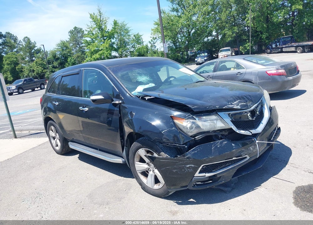 2011 ACURA MDX VIN: 2HNYD2H24BH502236