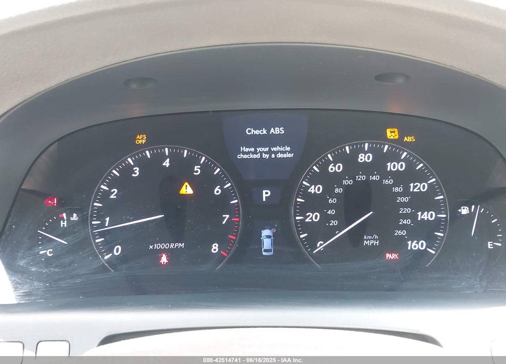 2008 LEXUS LS460 VIN: JTHBL46F585082517