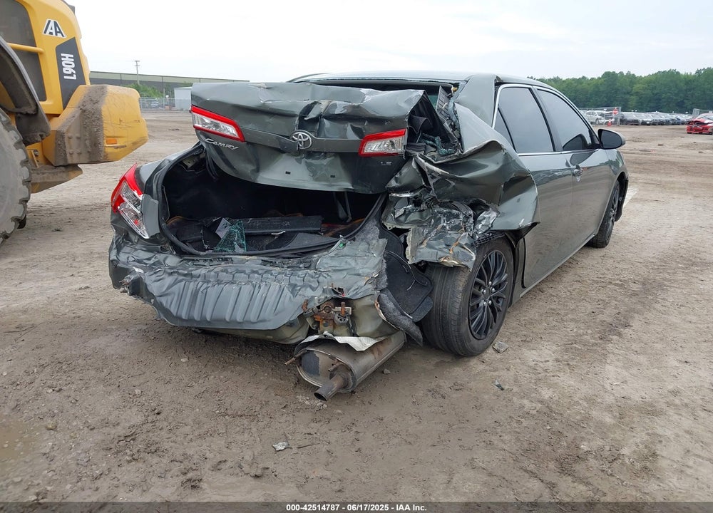 2012 TOYOTA CAMRY LE VIN: 4T4BF1FKXCR266338