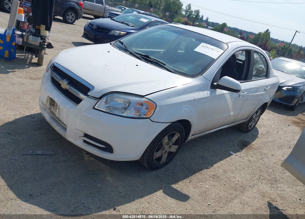 2010 CHEVROLET AVEO LT VIN: KL1TD5DE0AB096889