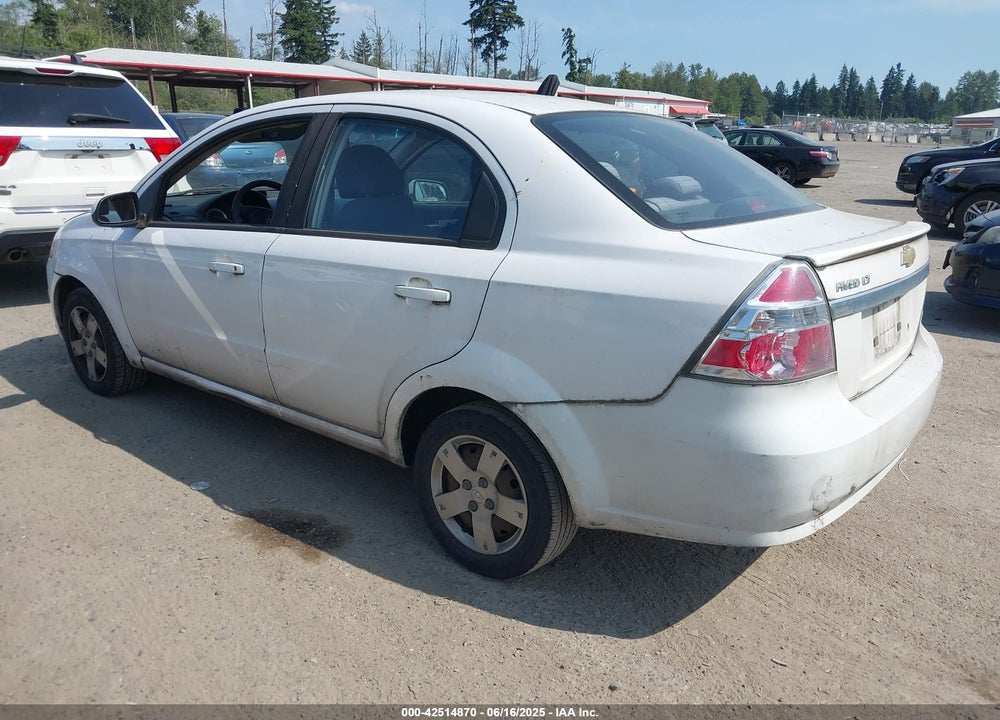 2010 CHEVROLET AVEO LT VIN: KL1TD5DE0AB096889