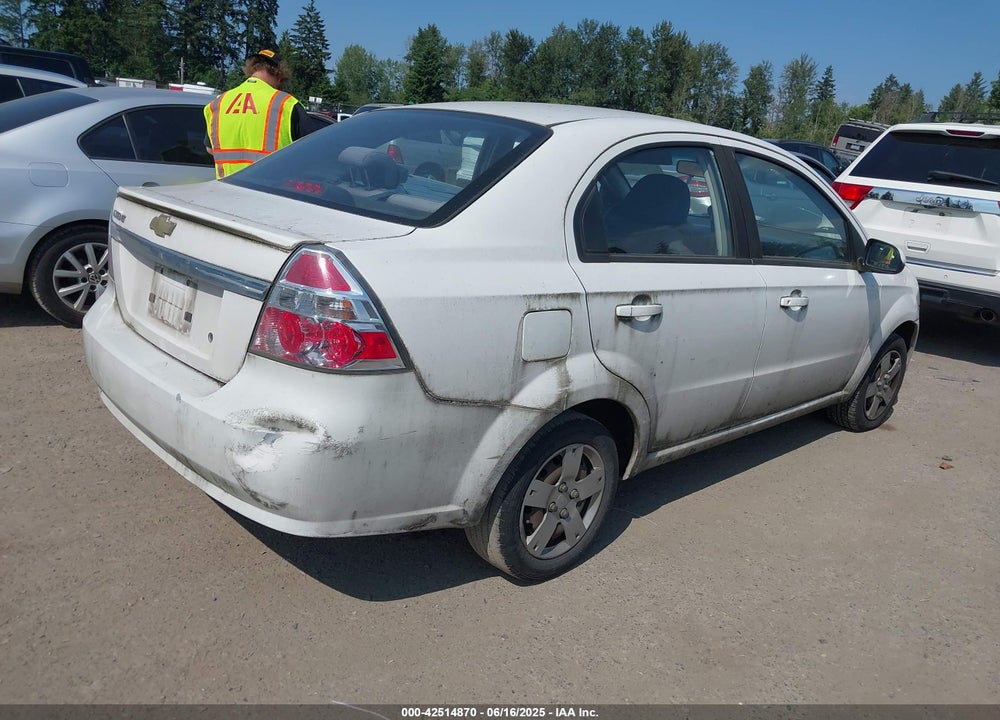 2010 CHEVROLET AVEO LT VIN: KL1TD5DE0AB096889