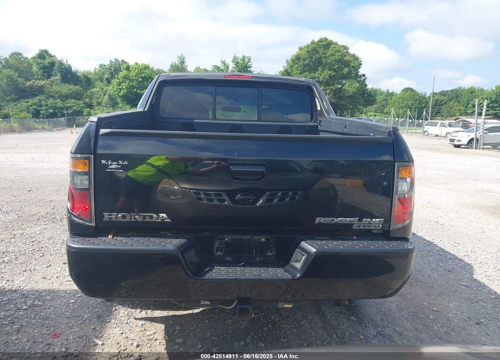2008 HONDA RIDGELINE RTL VIN: 2HJYK16588H536039