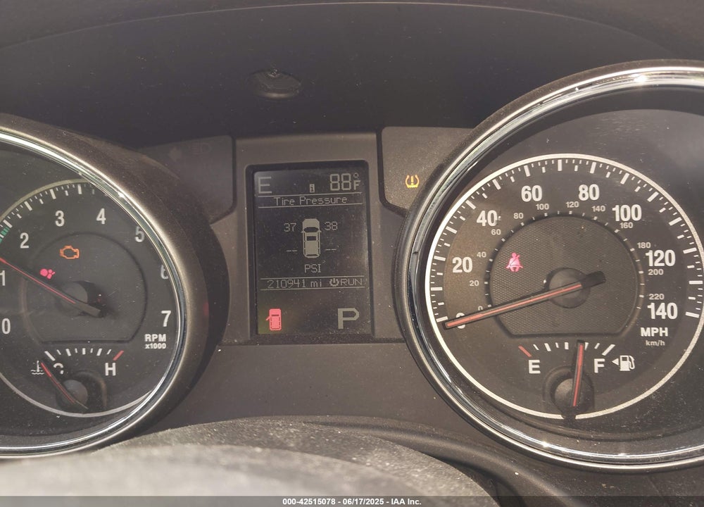 2013 JEEP GRAND CHEROKEE VIN: 1C4RJFAG7DC503189