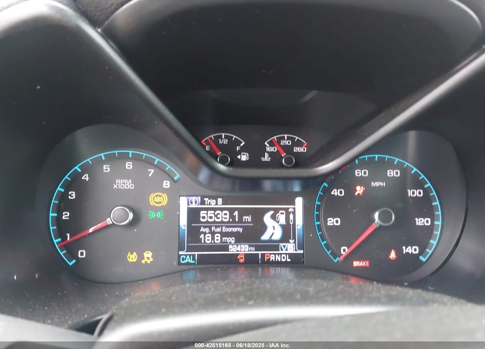2017 CHEVROLET COLORADO Z71 VIN: 1GCGTDEN9H1309943