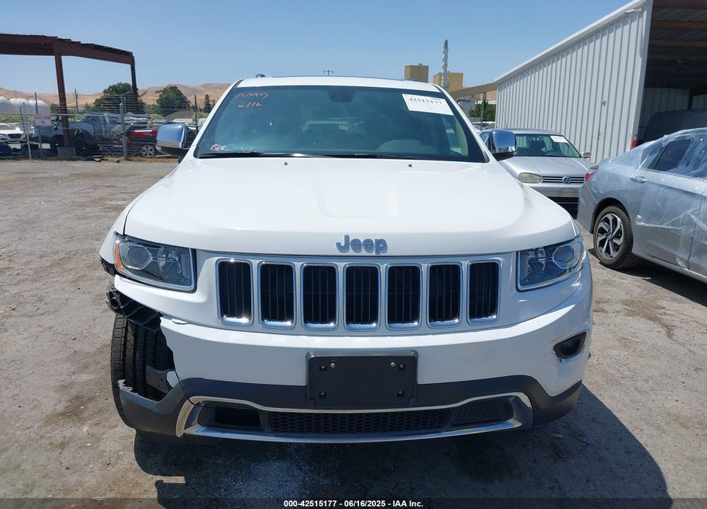2015 JEEP GRAND CHEROKEE LIMITED VIN: 1C4RJFBGXFC840960