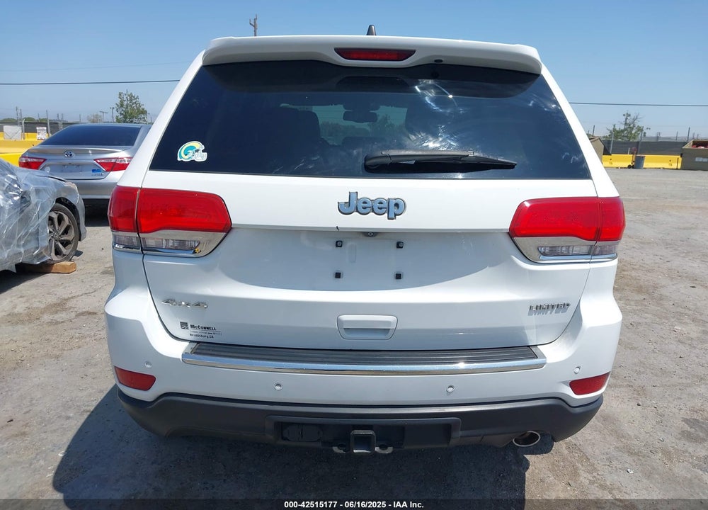 2015 JEEP GRAND CHEROKEE LIMITED VIN: 1C4RJFBGXFC840960