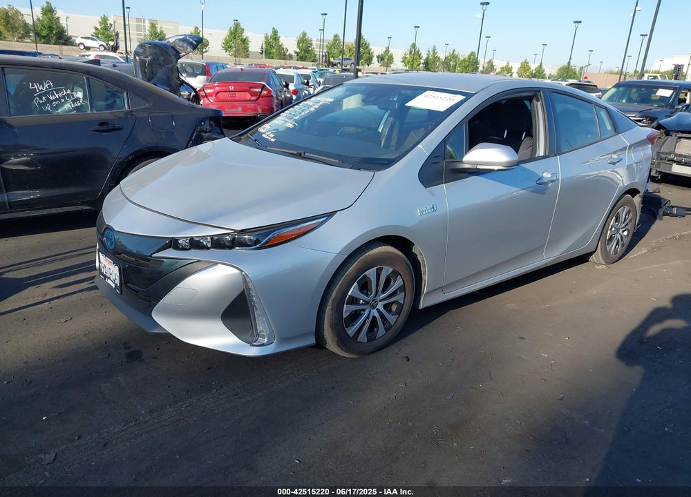 2022 TOYOTA PRIUS PRIME LE VIN: JTDKAMFP8N3211485