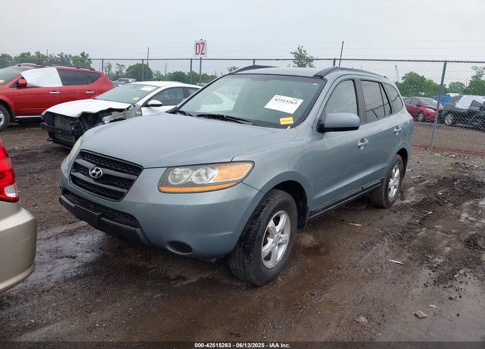 2008 HYUNDAI SANTA FE GLS VIN: 5NMSG13D28H211768