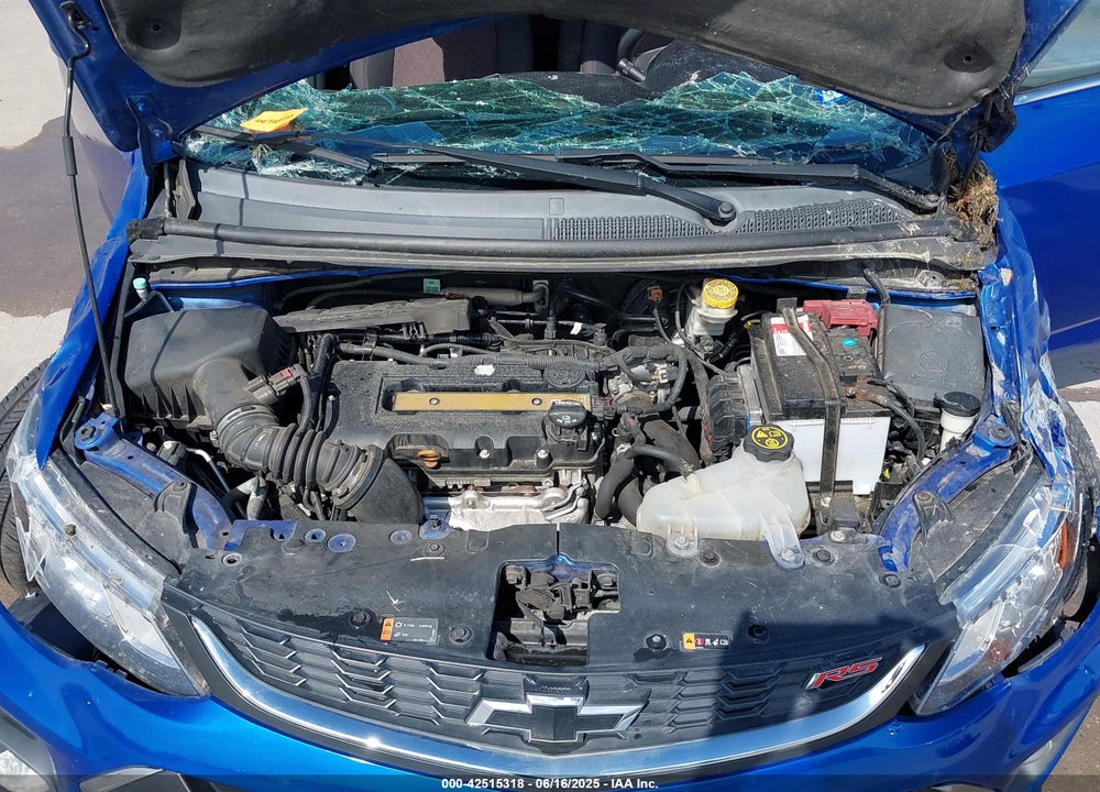 2019 CHEVROLET SONIC VIN: 1G1JD6SB0K4149491