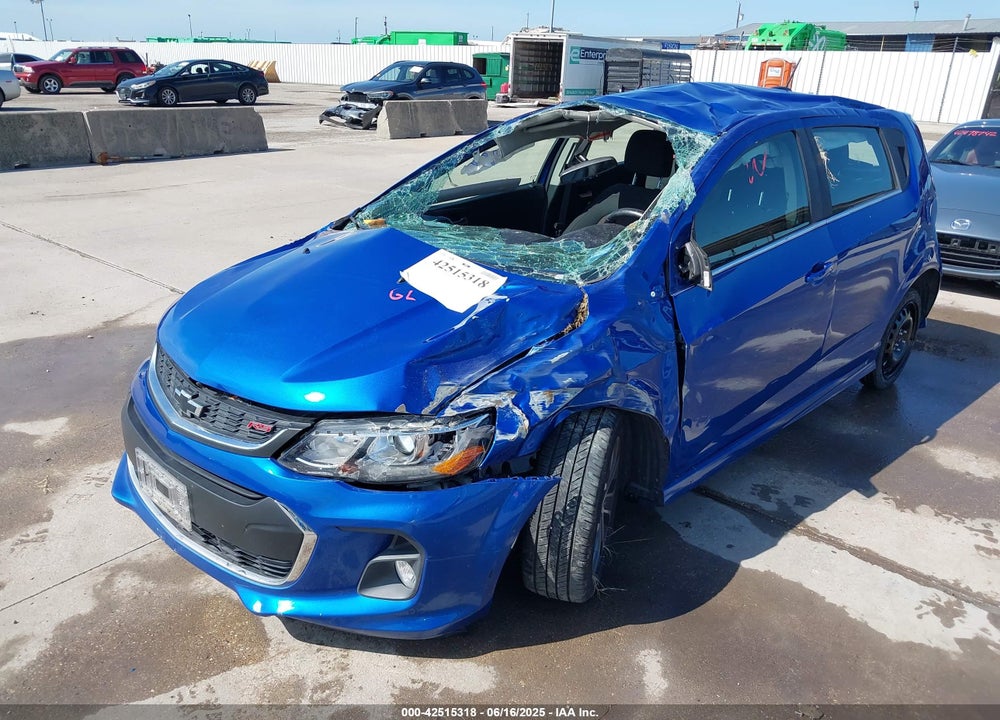 2019 CHEVROLET SONIC VIN: 1G1JD6SB0K4149491
