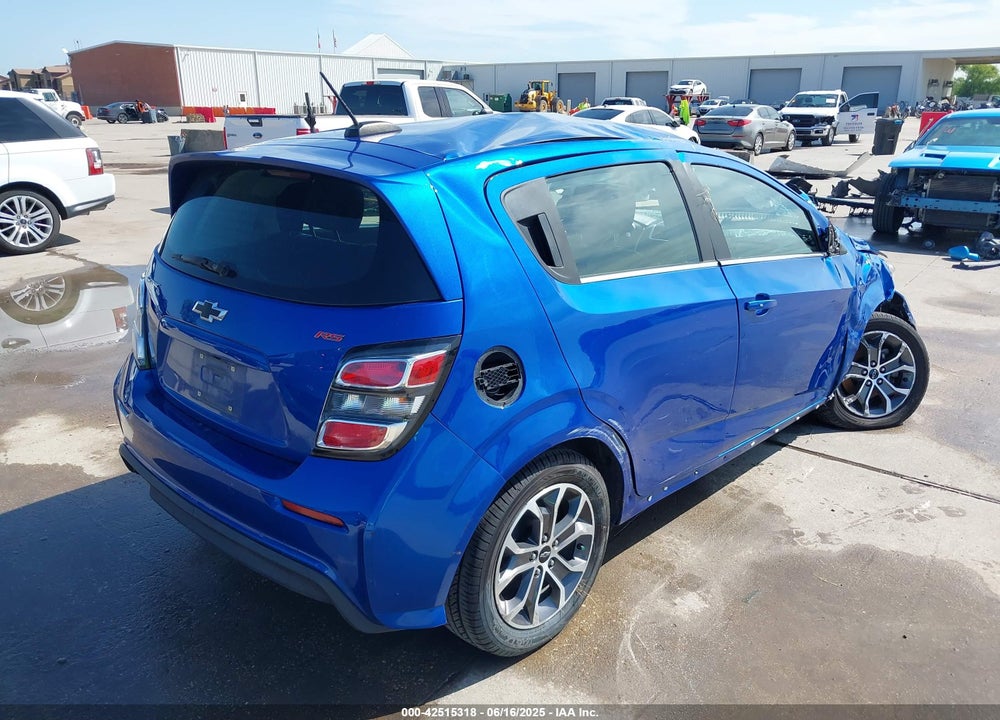 2019 CHEVROLET SONIC VIN: 1G1JD6SB0K4149491