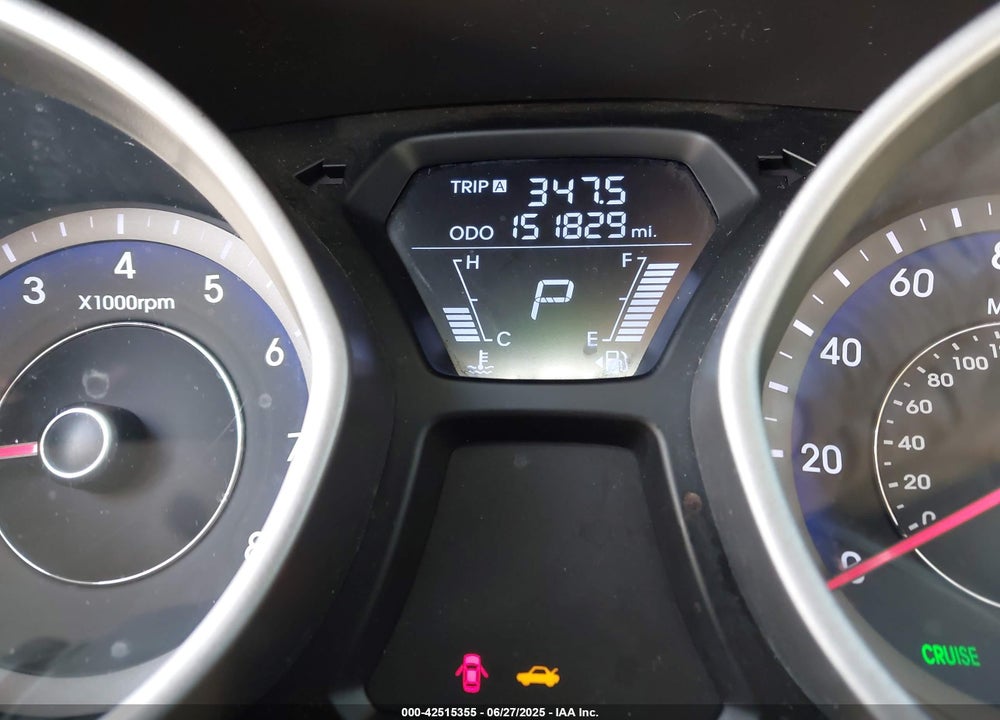 2013 HYUNDAI ELANTRA VIN: KMHDH4AE0DU842861