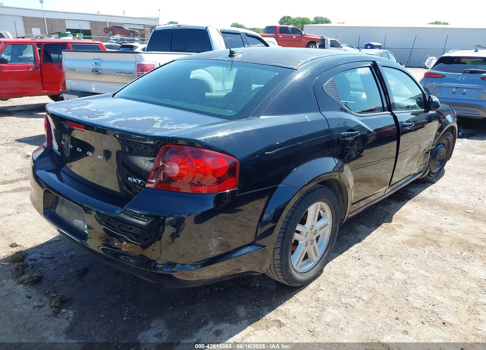 2012 DODGE AVENGER SXT VIN: 1C3CDZCB6CN280456