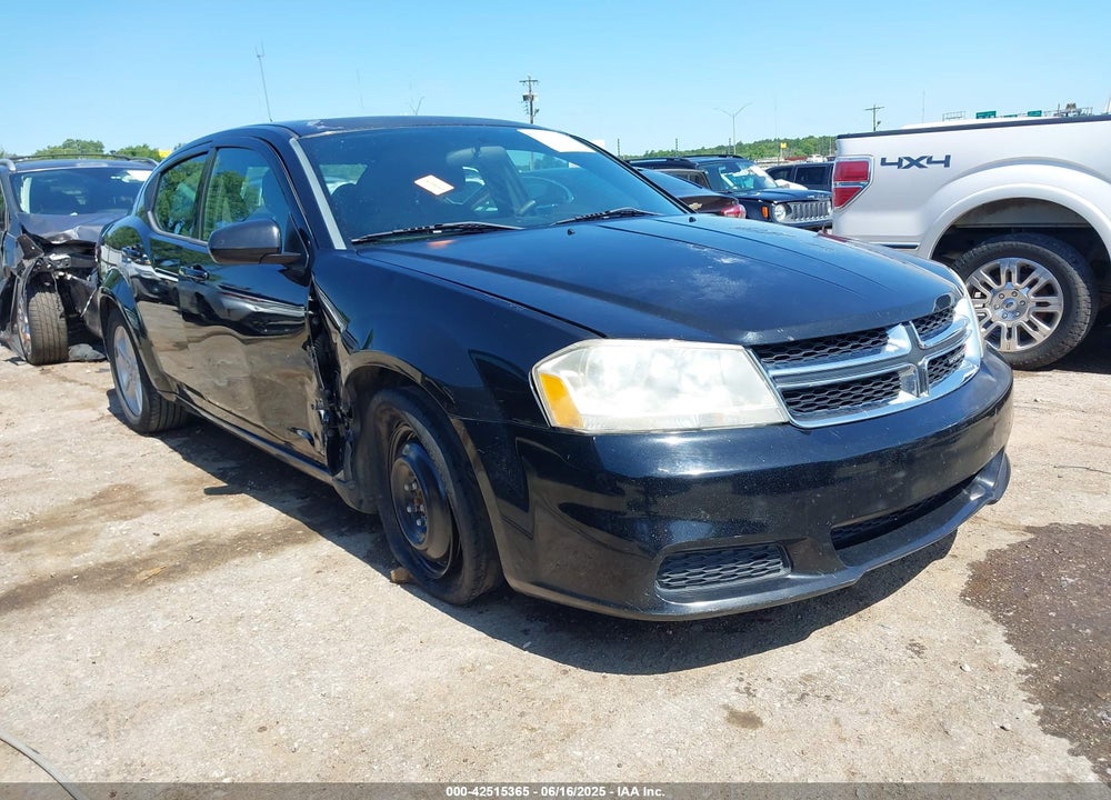 2012 DODGE AVENGER SXT VIN: 1C3CDZCB6CN280456