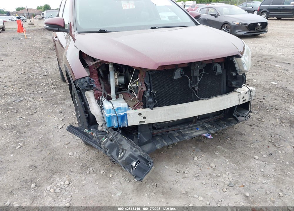 2016 TOYOTA HIGHLANDER VIN: 5TDJKRFH4GS290198