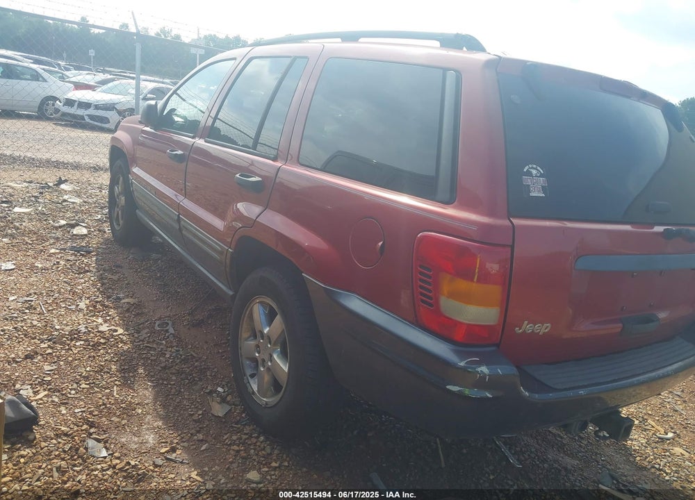 2004 JEEP GRAND CHEROKEE LAREDO VIN: 1J4GW48S34C419596