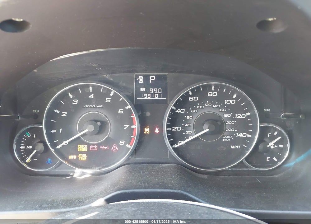 2011 SUBARU OUTBACK VIN: 4S4BRBFC7B3314317