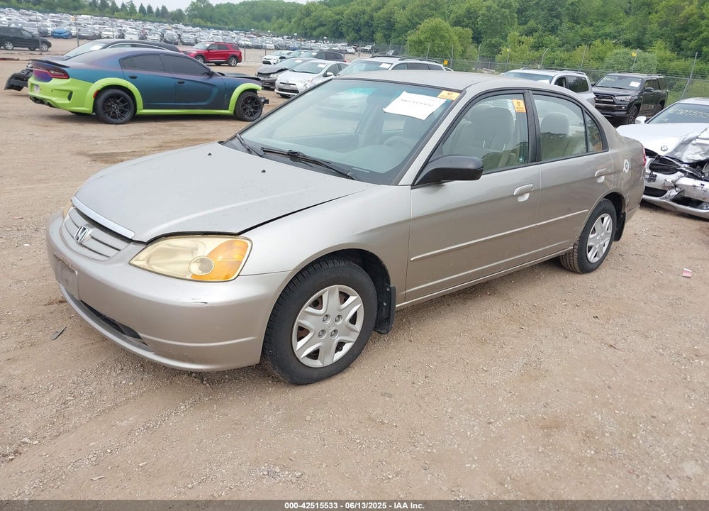 2003 HONDA CIVIC LX VIN: 1HGES16583L030280