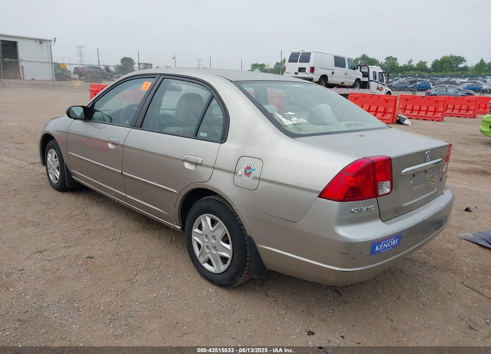 2003 HONDA CIVIC LX VIN: 1HGES16583L030280