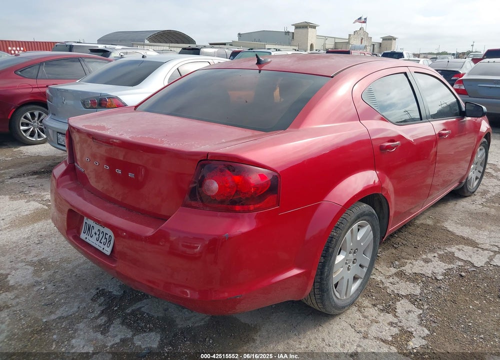 2014 DODGE AVENGER SE VIN: 1C3CDZABXEN200372