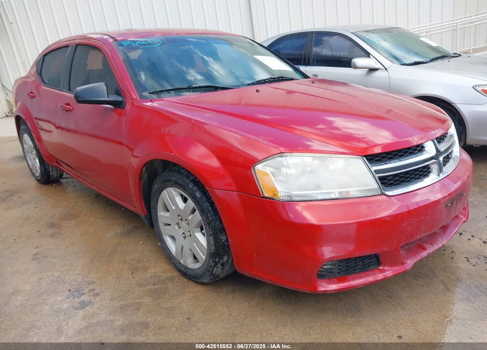 2014 DODGE AVENGER SE VIN: 1C3CDZABXEN200372