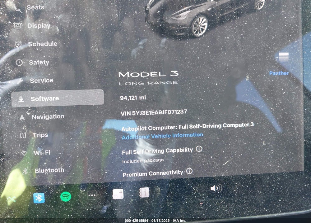 2018 TESLA MODEL 3 VIN: 5YJ3E1EA9JF071237